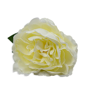 White Chinese Peony Decor Leather Gallery 