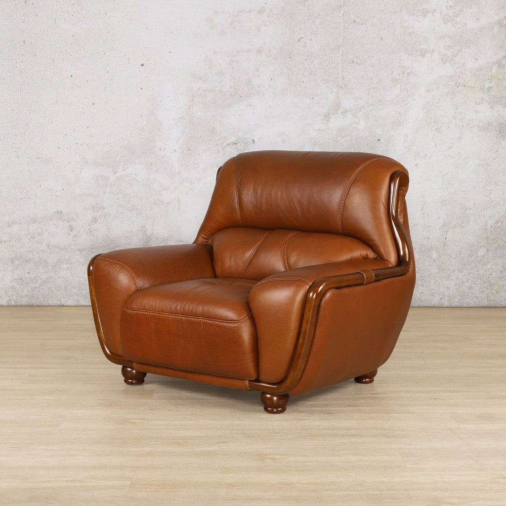 Zuri 1 Seater Leather Sofa Leather Sofa Leather Gallery-czar-pecan