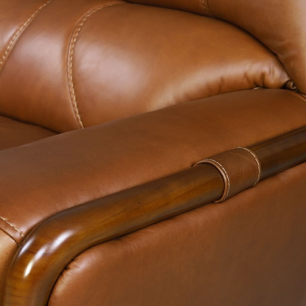Zuri 2 Seater Leather Sofa Leather Sofa Leather Gallery-czar-pecan
