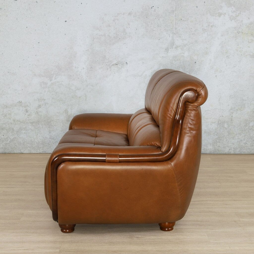 Zuri 3 Seater Leather Sofa Leather Sofa Leather Gallery-czar-pecan