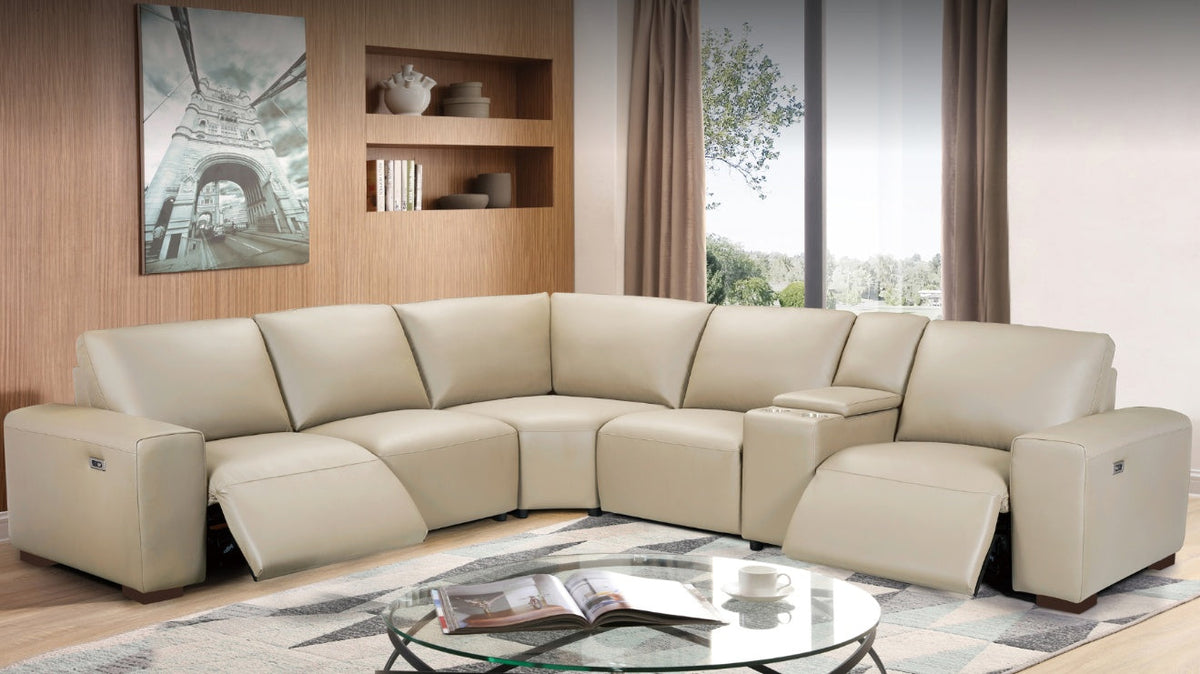 Zurich Leather Corner Couch