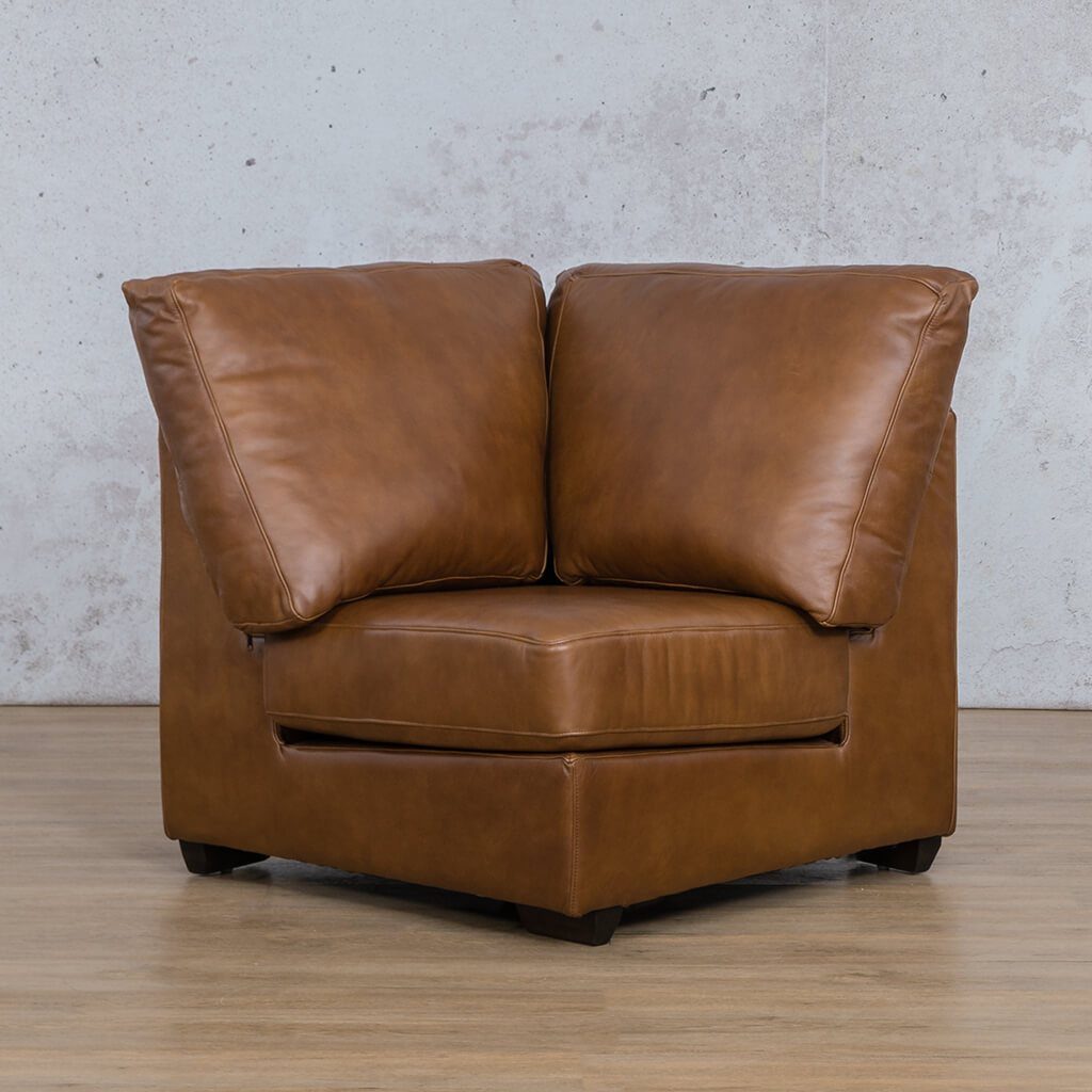 Stanford Leather Corner Leather Gallery Czar Pecan WAREHOUSE COLLECTION - PINETOWN OR NORTHRIDING Full Foam