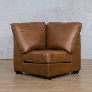 Stanford Leather Corner Leather Gallery Czar Pecan WAREHOUSE COLLECTION - PINETOWN OR NORTHRIDING Full Foam