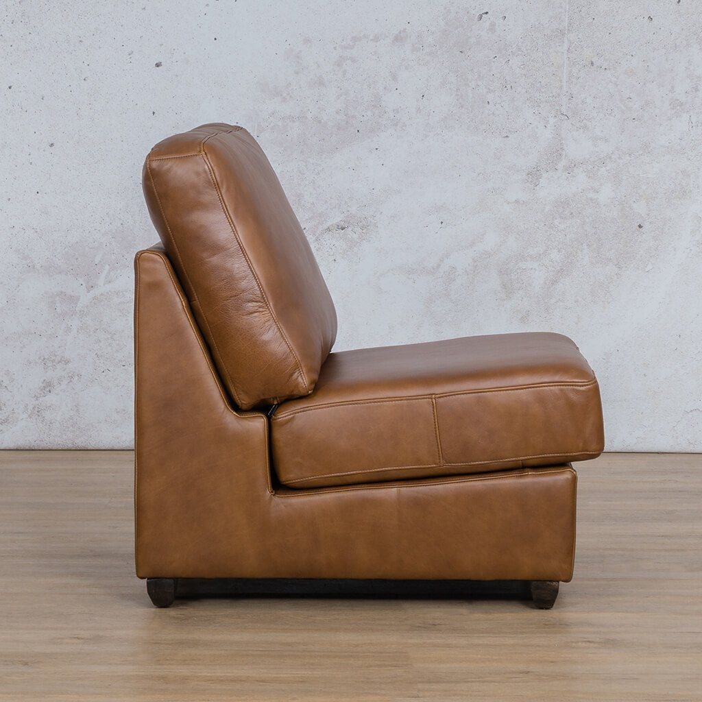 Stanford Leather Armless Chair Leather Gallery