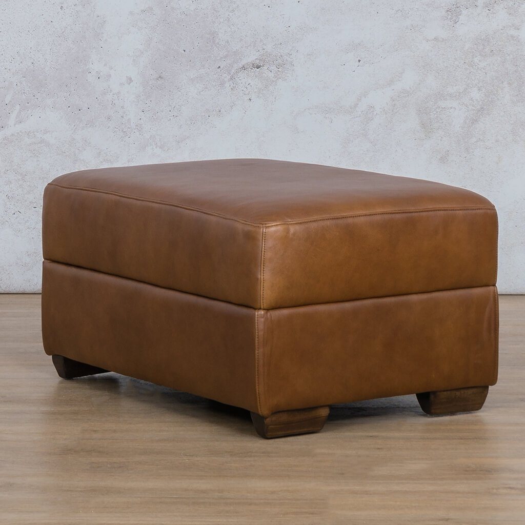 Stanford Leather Ottoman Leather Sofa Leather Gallery Czar Pecan-S WAREHOUSE COLLECTION - PINETOWN OR NORTHRIDING Full Foam