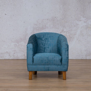 Front view of the Club Fabric Tub Armchair Fabric Armchair Leather Gallery | tub chairs South Africa
