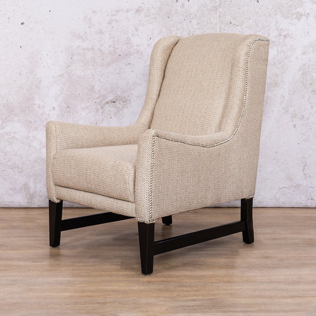 Amelia Fabric Armchair Fabric Armchair Leather Gallery Safari Bisque 