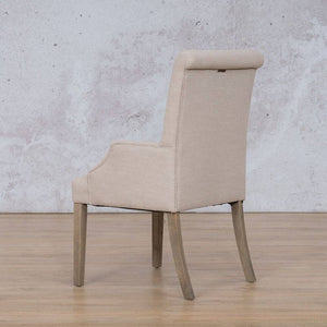 Baron Carver Antique Grey Dining Chair - Warehouse Clearance Dining Chair Leather Gallery 