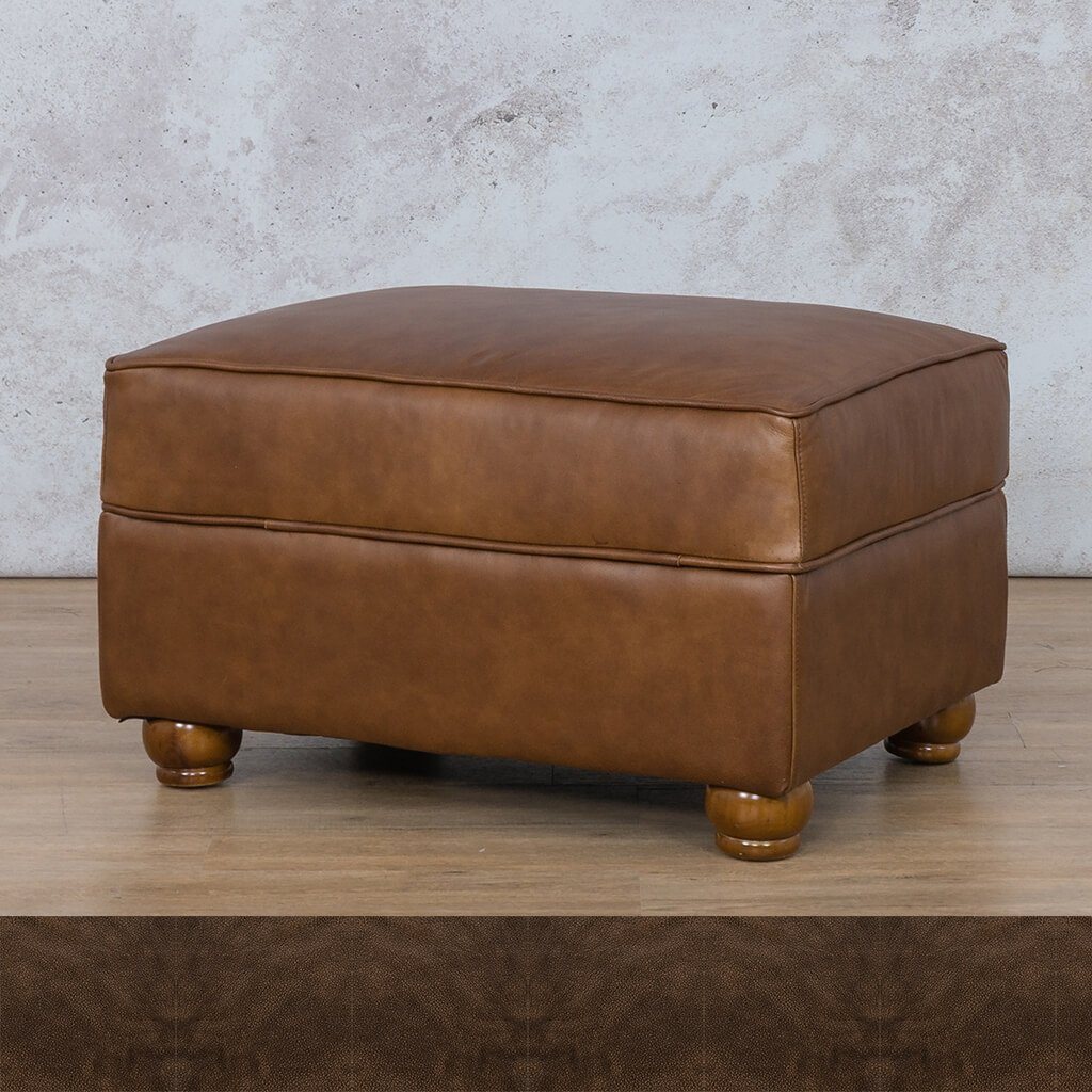 Salisbury Leather Ottoman Leather Gallery