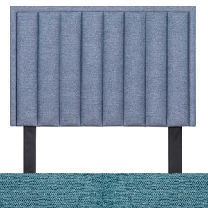 Air Force Blue Fabric Sample | Callum Fabric Headboard | Queen Bedroom Set Leather Gallery | Queen Headboard | Headboards | Modern Headboards | Headboards For Sale | Bedroom Headboard | Paneled Headboard