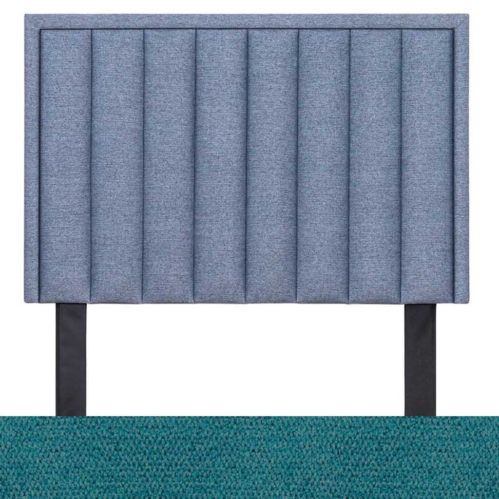 Turquoise Fabric Sample | Callum Fabric Headboard | Queen Bedroom Set Leather Gallery | Queen Headboard | Headboards | Modern Headboards | Headboards For Sale | Bedroom Headboard | Paneled Headboard