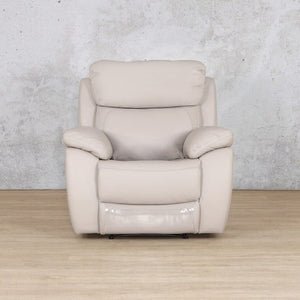 Capri 1 Seater Leather Recliner Leather Recliner Leather Gallery Grey 