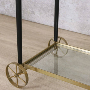 Classic Chic Gold Bar Trolley Leather Gallery 