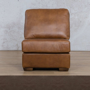 Stanford Leather Armless Chair Leather Gallery Country Ox Blood WAREHOUSE COLLECTION - PINETOWN OR NORTHRIDING Full Foam