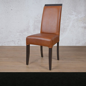 Urban Leather Dark Mahogany Dining Chair Dining Chair Leather Gallery Czar Black 