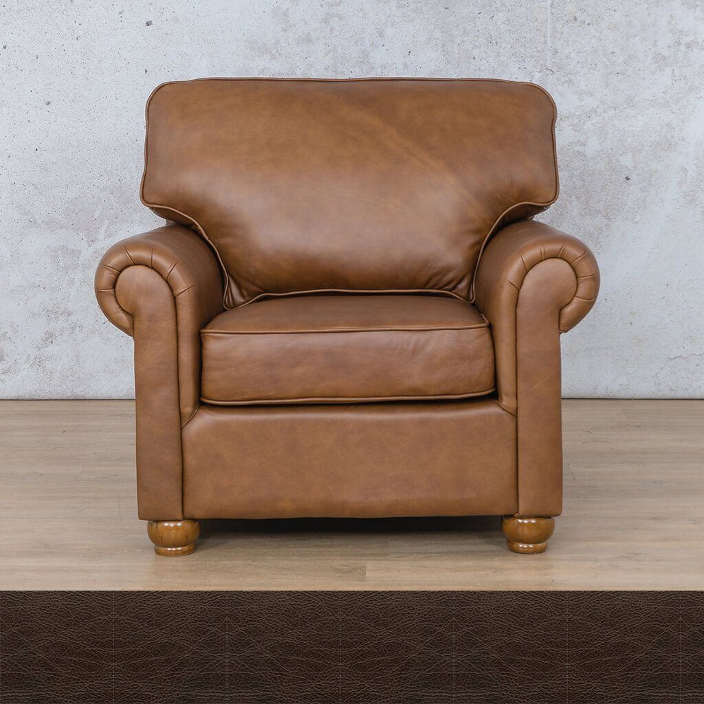 Salisbury Leather 1 Seater Sofa Leather Sofa Leather Gallery Czar Chocolate 