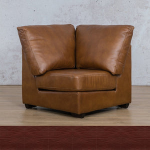 Stanford Leather Corner Leather Gallery Czar Ruby WAREHOUSE COLLECTION - PINETOWN OR NORTHRIDING Full Foam