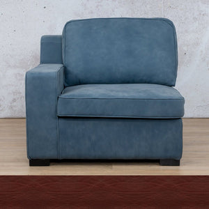 Arizona Leather 1 Seater Right Arm Leather Gallery Czar Ruby WAREHOUSE COLLECTION - PINETOWN OR NORTHRIDING Full Foam