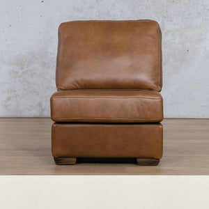Stanford Leather Armless Chair Leather Gallery Czar White WAREHOUSE COLLECTION - PINETOWN OR NORTHRIDING Full Foam