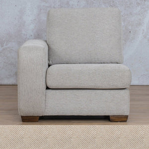 Stanford Fabric 1 Seater Right Arm Leather Gallery Dapple WAREHOUSE COLLECTION - PINETOWN OR NORTHRIDING Full Foam