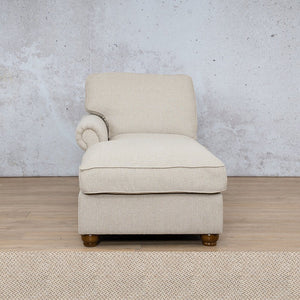 Salisbury Fabric Chaise Right Arm Fabric Sofa Leather Gallery Dapple RSA - WITHIN 25KM OF A MAJOR CITY Full Foam