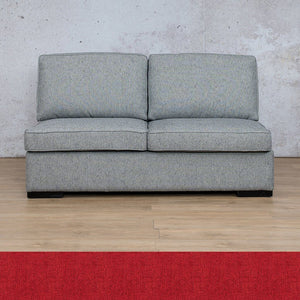 Arizona Fabric Armless 2 Seater Fabric Sofa Leather Gallery Delicious Cherry WAREHOUSE COLLECTION - PINETOWN OR NORTHRIDING Full Foam