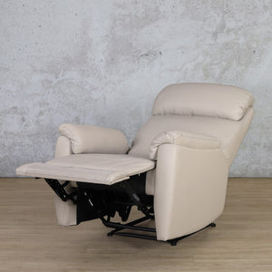 Denver 1 Seater Leather Recliner Leather Gallery 