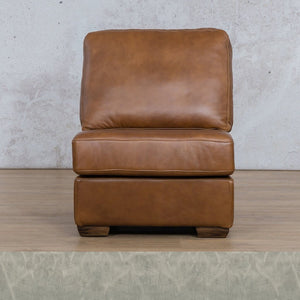 Stanford Leather Armless Chair Leather Gallery