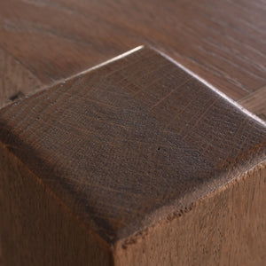 Close up view of the oak joinery in the Fairview Server - Antique Dark Oak Servers | Server Tables | server tables for sale | Shop Servers And Hall Tables | Hallway Table | hall tables for sale | Furniture Shop | Leather Gallery Furniture Store