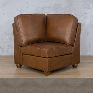 Salisbury Leather Corner Leather Gallery Flux Grey WAREHOUSE COLLECTION - PINETOWN OR NORTHRIDING Full Foam