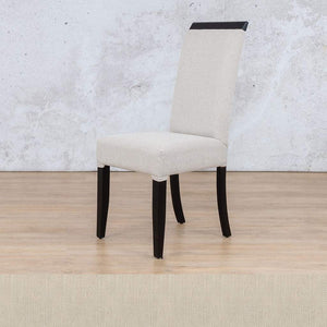 Urban Dark Mahogany Dining Chair Dining Chair Leather Gallery Frost Cream 