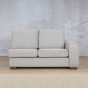 Stanford Fabric 2 Seater Left Arm Leather Gallery Frost Cream WAREHOUSE COLLECTION - PINETOWN OR NORTHRIDING Full Foam