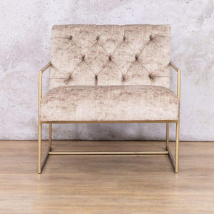 Gilmore Fabric Armchair - Warm Mocha Fabric Armchair Leather Gallery 