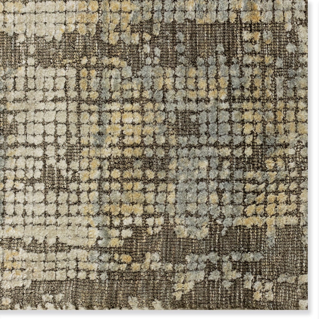 Iman Golden Truffle Rug Carpets Leather Gallery 160 x 230 