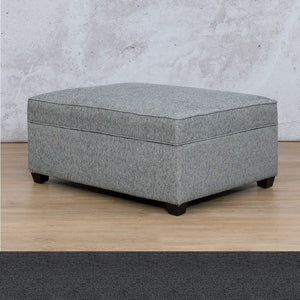Arizona Fabric Ottoman Fabric Sofa Leather Gallery Harbour Grey WAREHOUSE COLLECTION - PINETOWN OR NORTHRIDING Full Foam