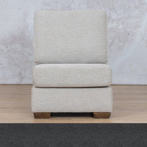 Stanford Fabric Armless Chair Leather Gallery Harbour Grey WAREHOUSE COLLECTION - PINETOWN OR NORTHRIDING Full Foam