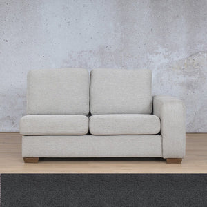 Stanford Fabric 2 Seater Left Arm Leather Gallery Harbour Grey WAREHOUSE COLLECTION - PINETOWN OR NORTHRIDING Full Foam