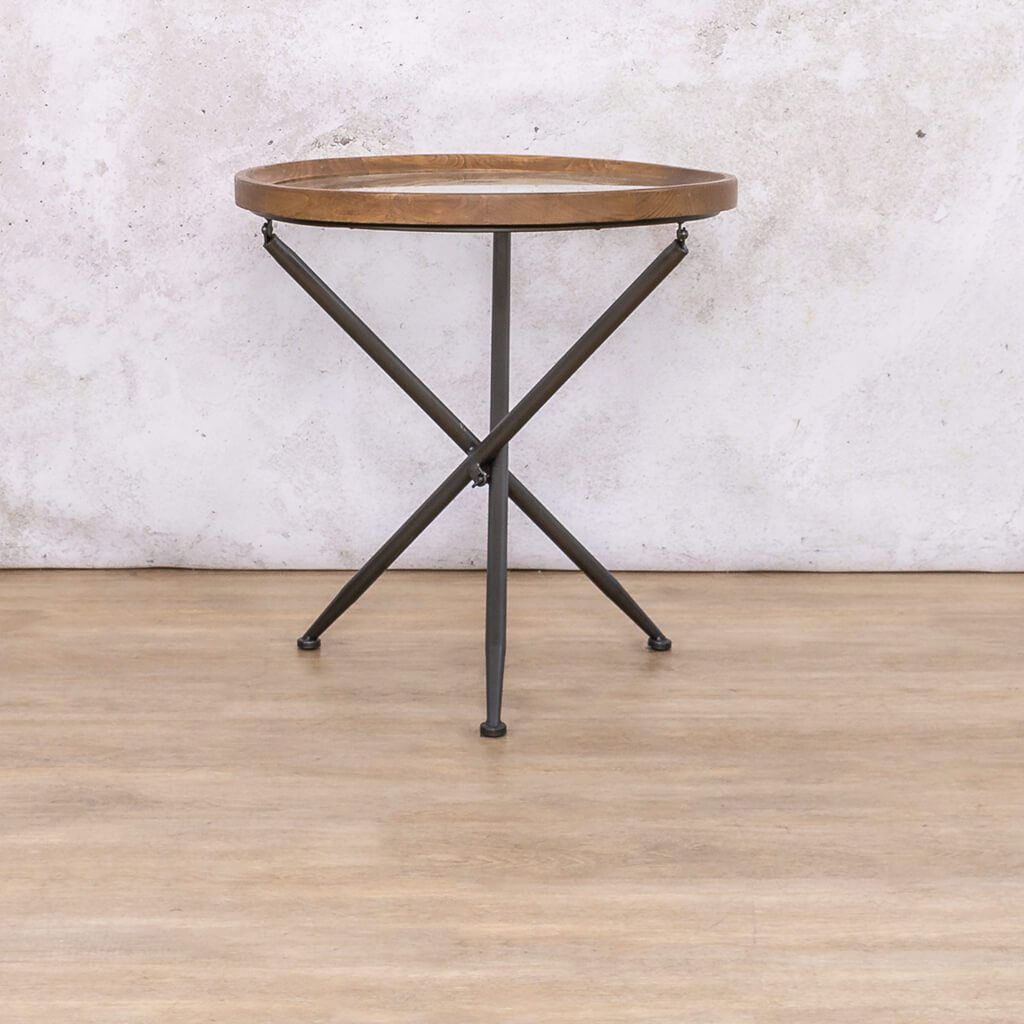 January Set of 2 Side Table Side Table Leather Gallery 