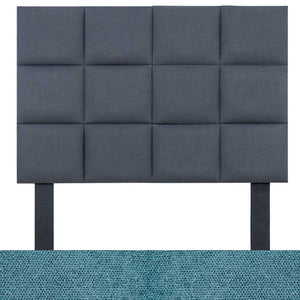 Air Force Blue Fabric Sample of the Kellerman Fabric Headboard | Queen Bedroom Set Leather Gallery | Modern Headboards | Headboards For Sale | Bedroom Headboard | Queen Headboard | Headboards