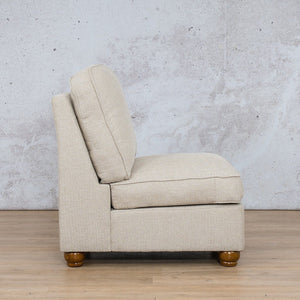 Salisbury Fabric Armless Chair Fabric Sofa Leather Gallery