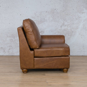 Salisbury Leather 1 Seater Left Arm Leather Sofa Leather Gallery