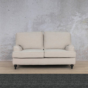 Liberty Fabric 2 Seater Sofa Fabric Sofa Leather Gallery Volcanic Charcoal 