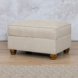 Salisbury Fabric Ottoman Fabric Sofa Leather Gallery Pebble WAREHOUSE COLLECTION - PINETOWN OR NORTHRIDING Full Foam