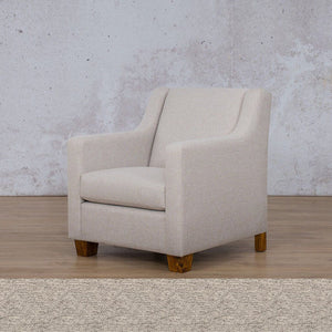 Piper Fabric Armchair Fabric Armchair Leather Gallery Pebble 
