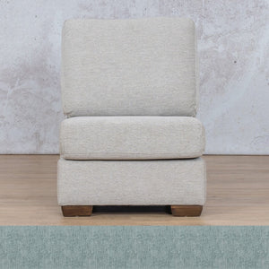 Stanford Fabric Armless Chair Leather Gallery Quail Shell WAREHOUSE COLLECTION - PINETOWN OR NORTHRIDING Full Foam