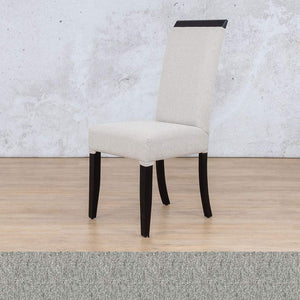 Urban Dark Mahogany Dining Chair Dining Chair Leather Gallery Quarry Black and White 