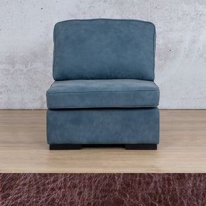 Arizona Leather Armless Chair Leather Gallery