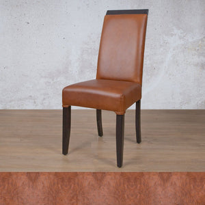 Urban Leather Dark Mahogany Dining Chair Dining Chair Leather Gallery Royal Saddle 
