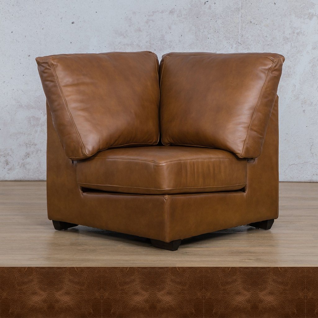 Stanford Leather Corner Leather Gallery Royal Cognac WAREHOUSE COLLECTION - PINETOWN OR NORTHRIDING Full Foam