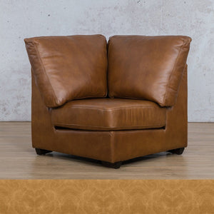Stanford Leather Corner Leather Gallery Royal Hazelnut WAREHOUSE COLLECTION - PINETOWN OR NORTHRIDING Full Foam